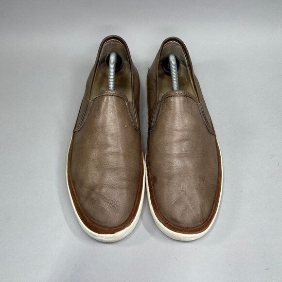 Frye Men's Size 10 Gavin Brown Leather Slip On Shoes - Picture 3 of 11